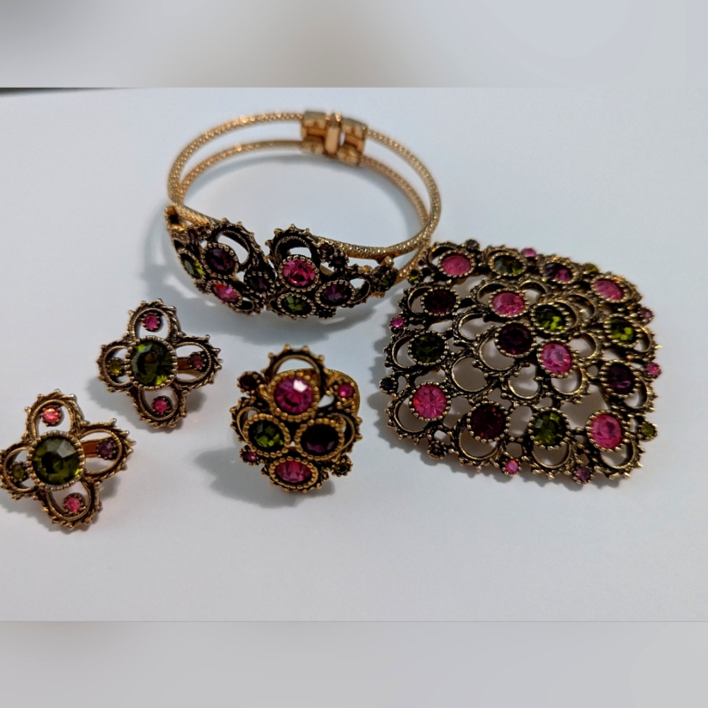 Vintage Sarah Coventry "Austrian Lites" Set!